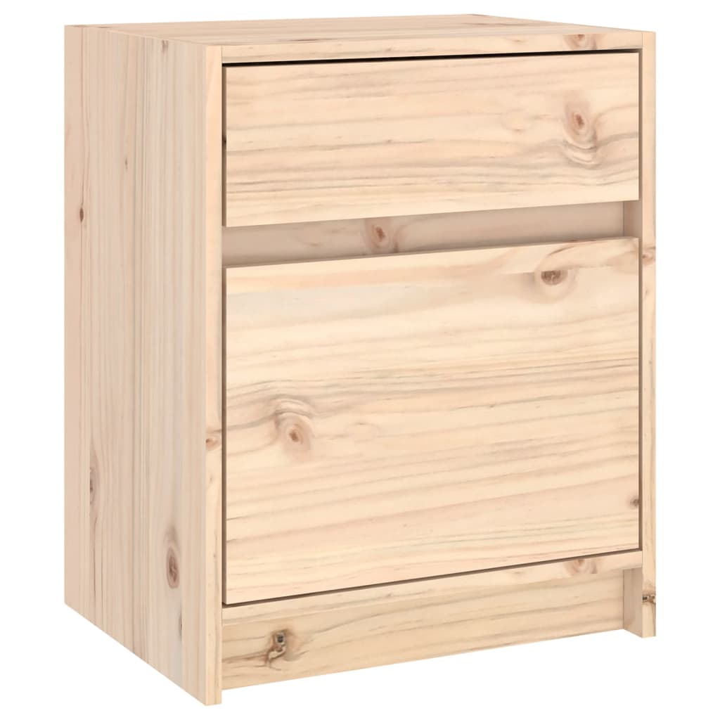 Bedside Cabinet 40x31x50 cm Solid Pinewood