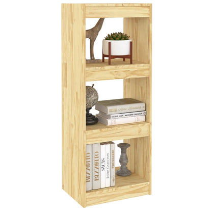 Book Cabinet/Room Divider 40x30x103.5 cm Solid Pinewood