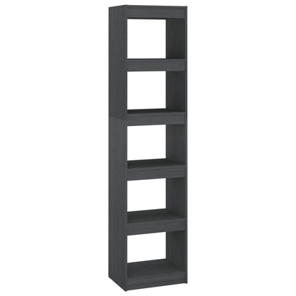 Book Cabinet/Room Divider Grey 40x30x167.5 cm Solid Pinewood