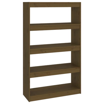 Book Cabinet/Room Divider Honey Brown 80x30x135.5 cm Wood Pine