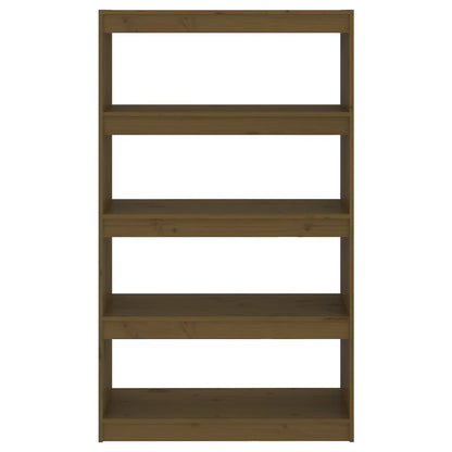 Book Cabinet/Room Divider Honey Brown 80x30x135.5 cm Wood Pine