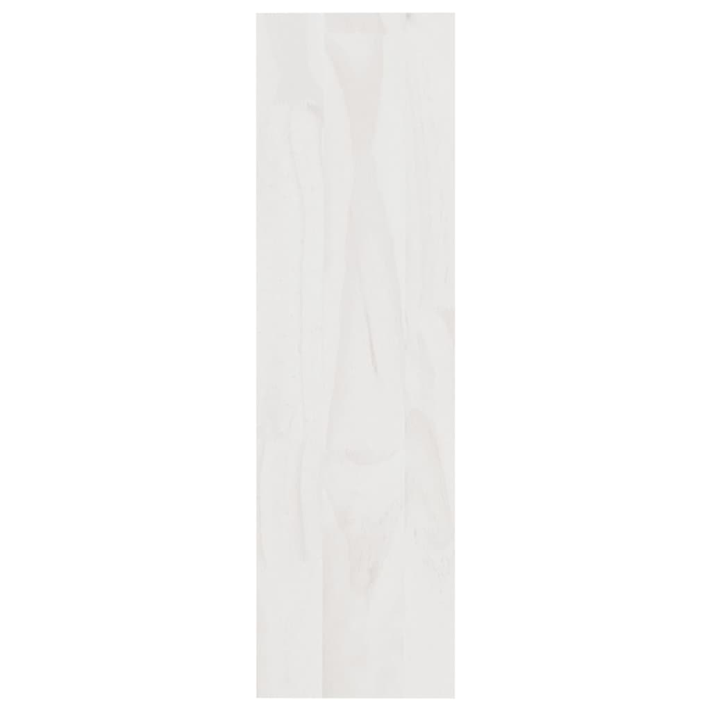 Book Cabinet/Room Divider White 100x30x103 cm Solid Pinewood