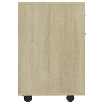Rolling Cabinet Sonoma Oak 45x38x54 cm Engineered Wood