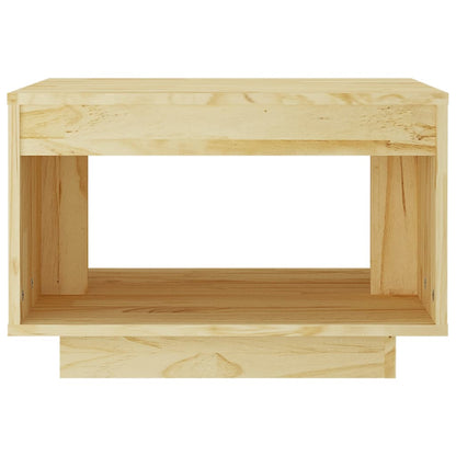 Coffee Table 50x50x33.5 cm Solid Pinewood