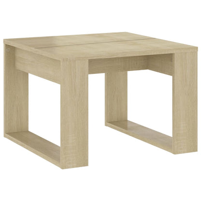 Side Table Sonoma Oak 50x50x35 cm Engineered Wood