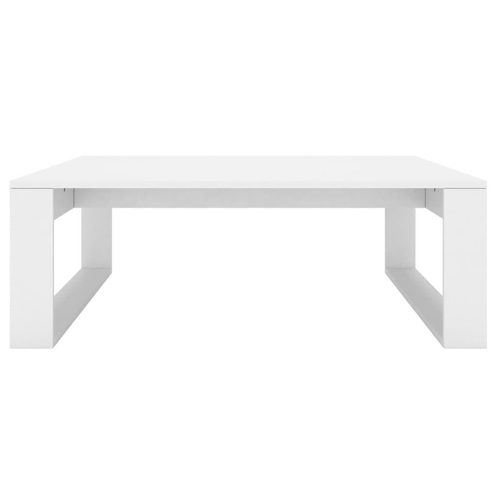 Coffee Table White 100x100x35 cm Engineered Wood