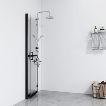 Foldable Walk-in Shower Wall Transparent ESG Glass 70x190 cm