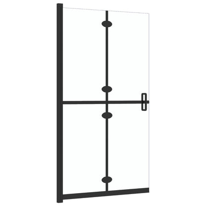 Foldable Walk-in Shower Wall Transparent ESG Glass 70x190 cm