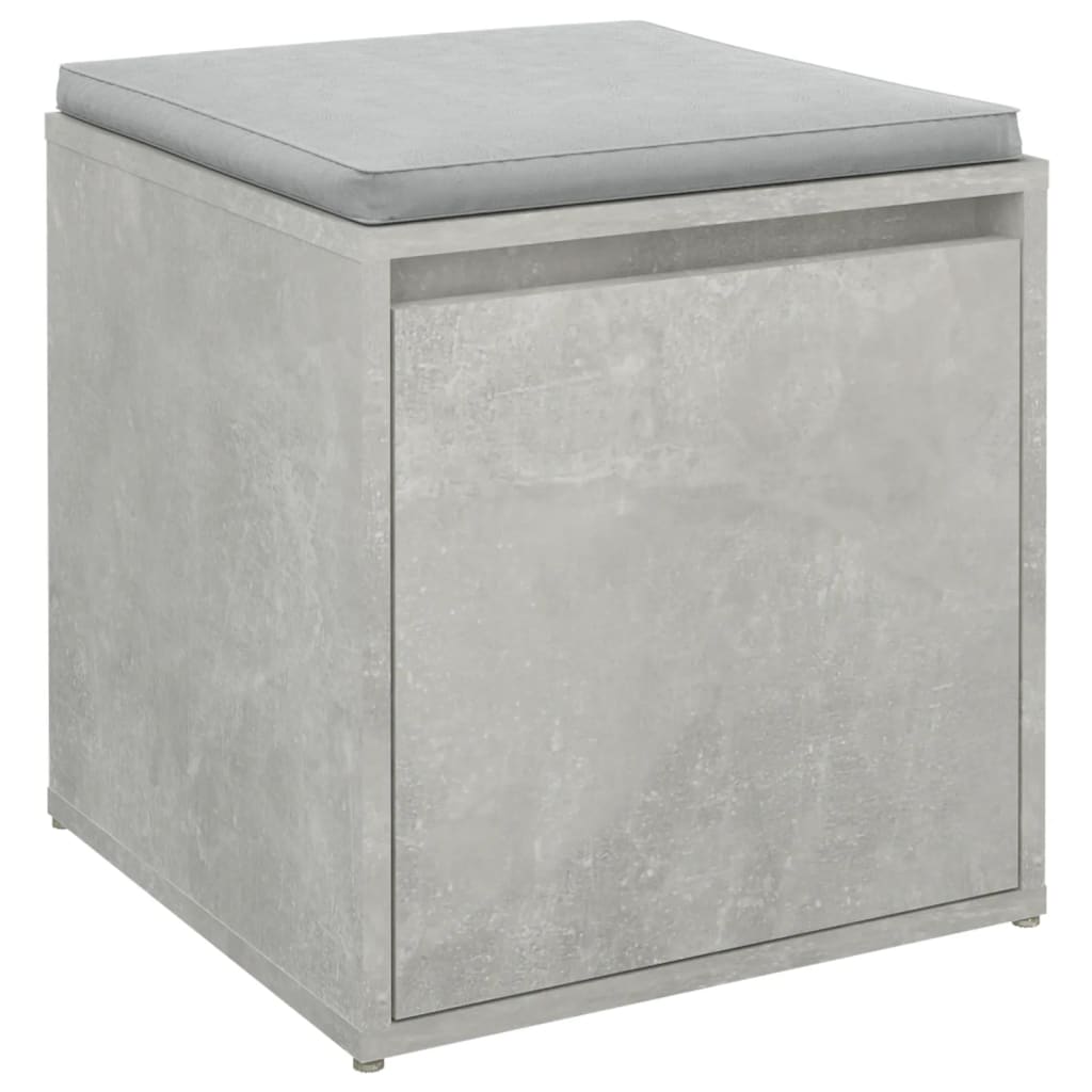 Box Drawer Concrete Grey 40.5x40x40 cm Engineered Wood