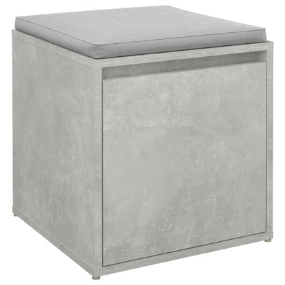 Box Drawer Concrete Grey 40.5x40x40 cm Engineered Wood