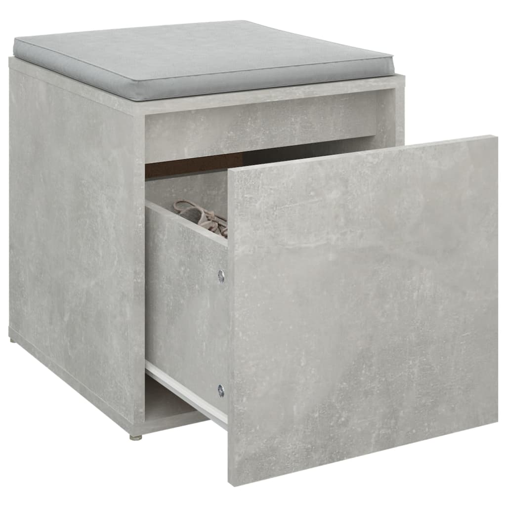 Box Drawer Concrete Grey 40.5x40x40 cm Engineered Wood