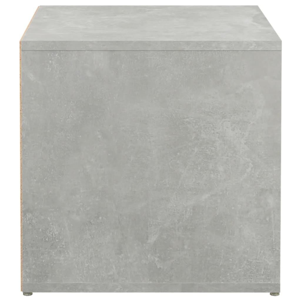 Box Drawer Concrete Grey 40.5x40x40 cm Engineered Wood