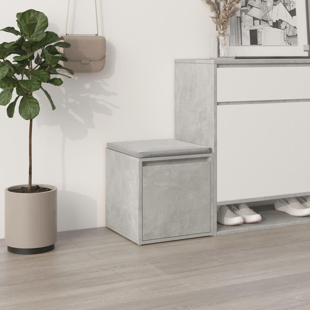 Box Drawer Concrete Grey 40.5x40x40 cm Engineered Wood