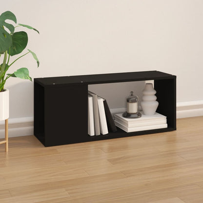 TV Cabinet Black 80x24x32 cm Engineered Wood