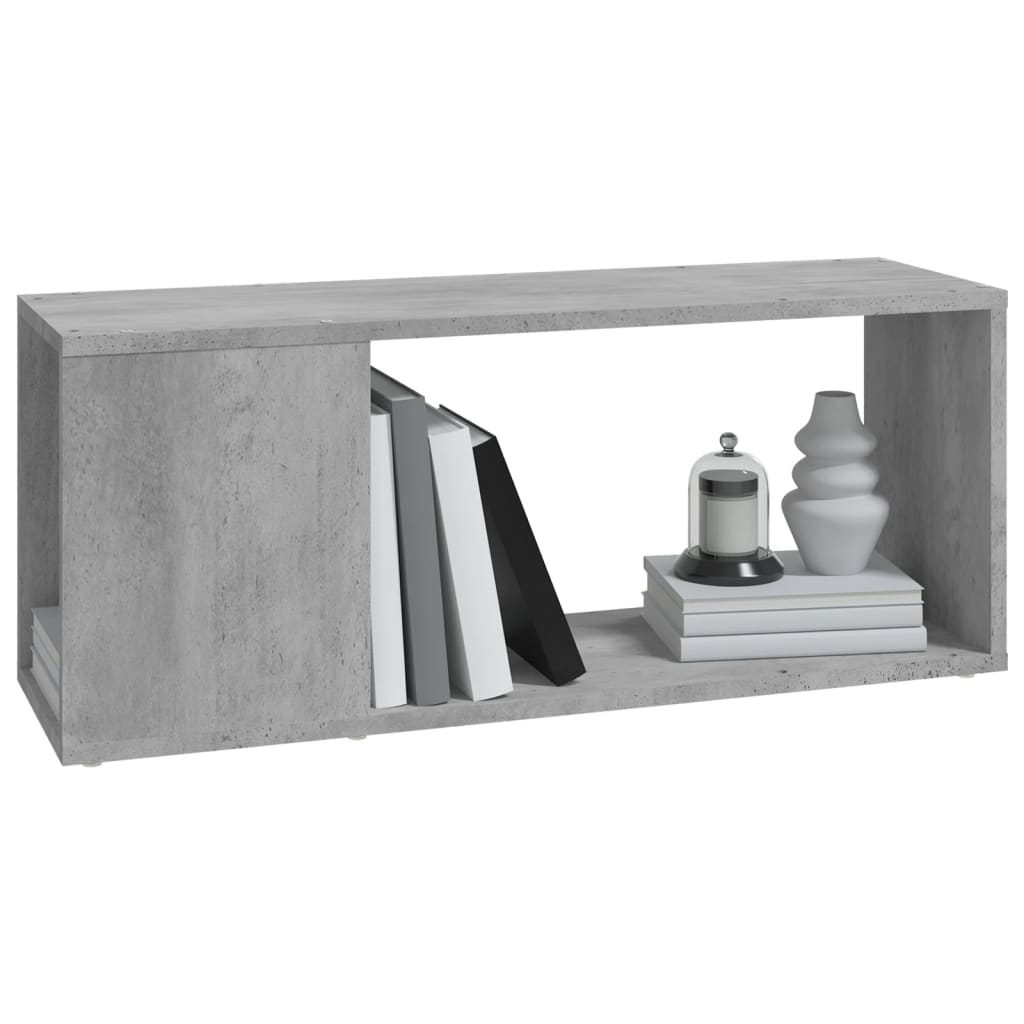 TV Cabinet Concrete Grey 80x24x32 cm Engineered Wood