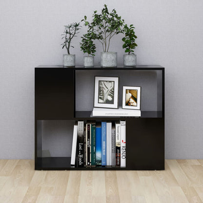 TV Cabinet Black 80x24x63 cm Engineered Wood