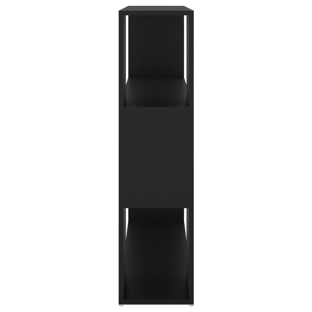 Book Cabinet Room Divider Black 100x24x94 cm