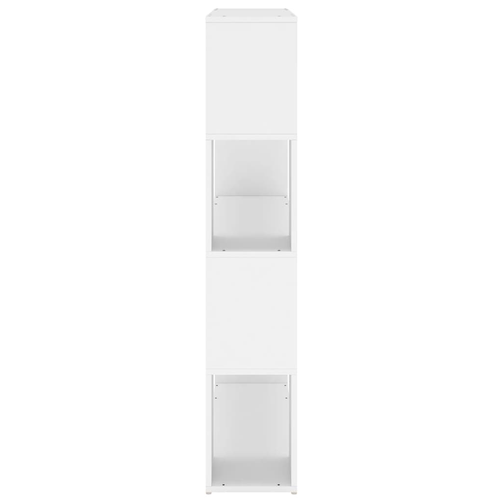 Book Cabinet Room Divider White 100x24x124 cm