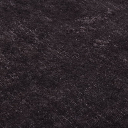 Rug Washable 80x150 cm Black and Gold Anti Slip