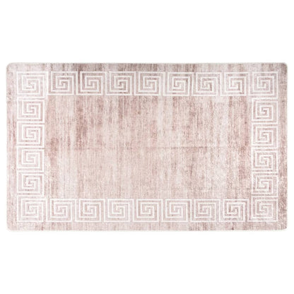 Rug Washable 120x180 cm Beige Anti Slip