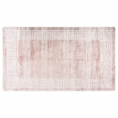 Rug Washable 190x300 cm Beige Anti Slip