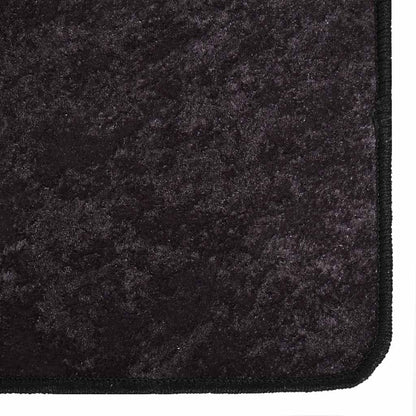 Rug Washable 80x150 cm Anthracite Anti Slip