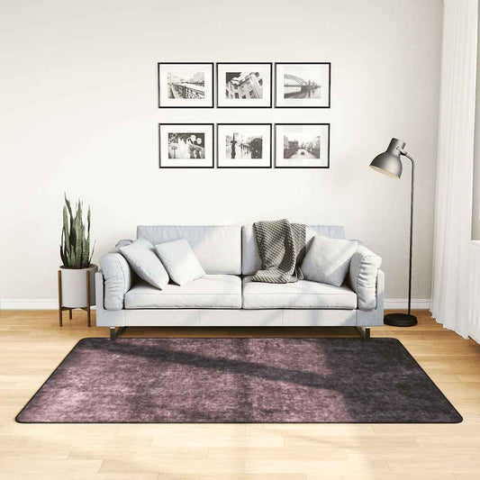 Rug Washable 120x180 cm Anthracite Anti Slip