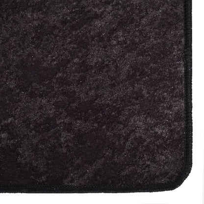 Rug Washable 190x300 cm Anthracite Anti Slip