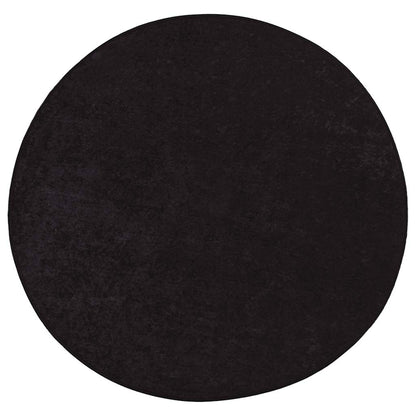 Rug Washable φ120 cm Anthracite Anti Slip