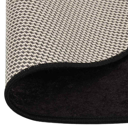 Rug Washable φ120 cm Anthracite Anti Slip