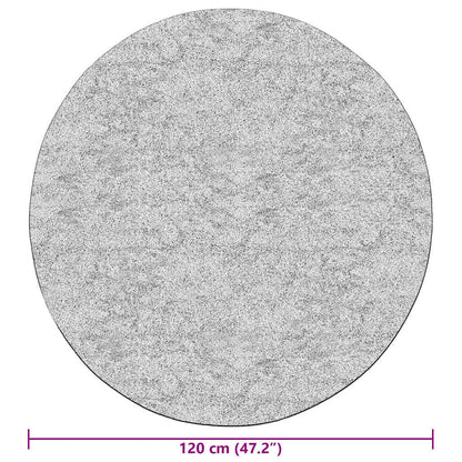 Rug Washable φ120 cm Grey Anti Slip