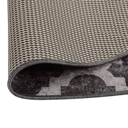 Rug Washable φ120 cm Multicolour Anti Slip