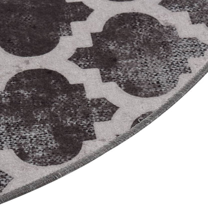 Rug Washable φ120 cm Multicolour Anti Slip