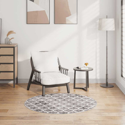 Rug Washable φ120 cm Multicolour Anti Slip