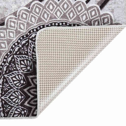 Rug Washable 80x300 cm Multicolour Anti Slip