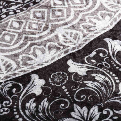 Rug Washable 80x300 cm Multicolour Anti Slip