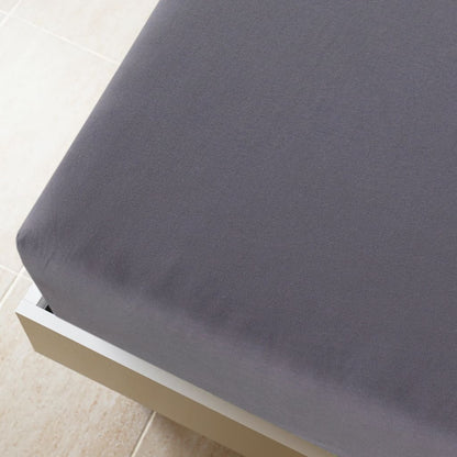 Jersey Fitted Sheet Anthracite 100x200 cm Cotton