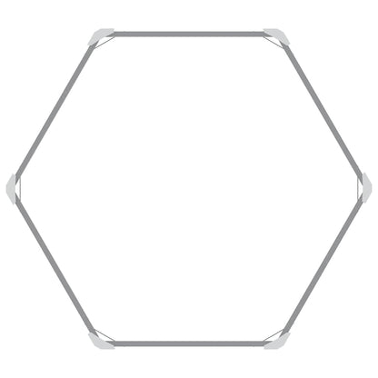 Garden Raised Bed 129x45 cm Galvanized Steel Silver