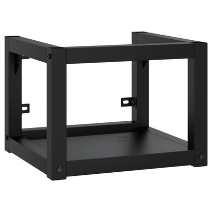 Wall-mounted Bathroom Washbasin Frame Black 40x38x31 cm Iron