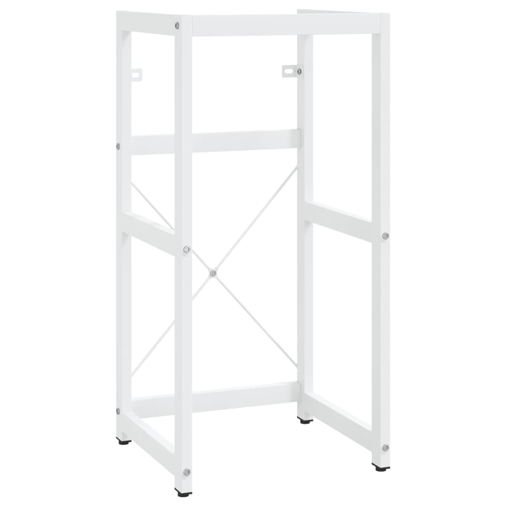 Bathroom Washbasin Frame White 40x38x83 cm Iron