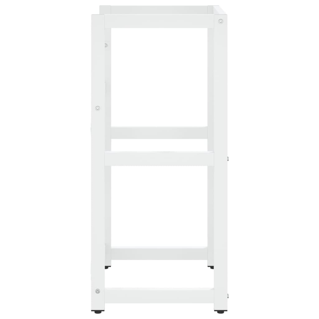 Bathroom Washbasin Frame White 40x38x83 cm Iron