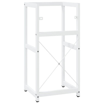 Bathroom Washbasin Frame White 40x38x83 cm Iron