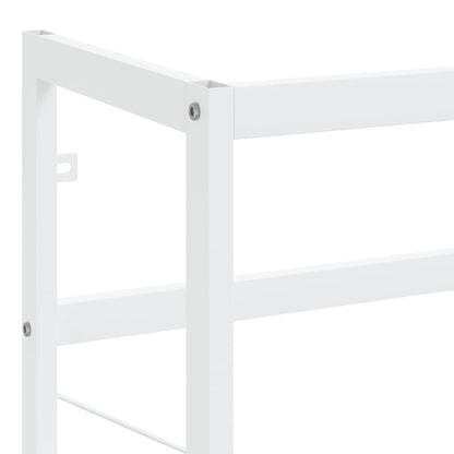 Bathroom Washbasin Frame White 40x38x83 cm Iron