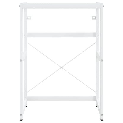 Bathroom Washbasin Frame White 59x38x83 cm Iron