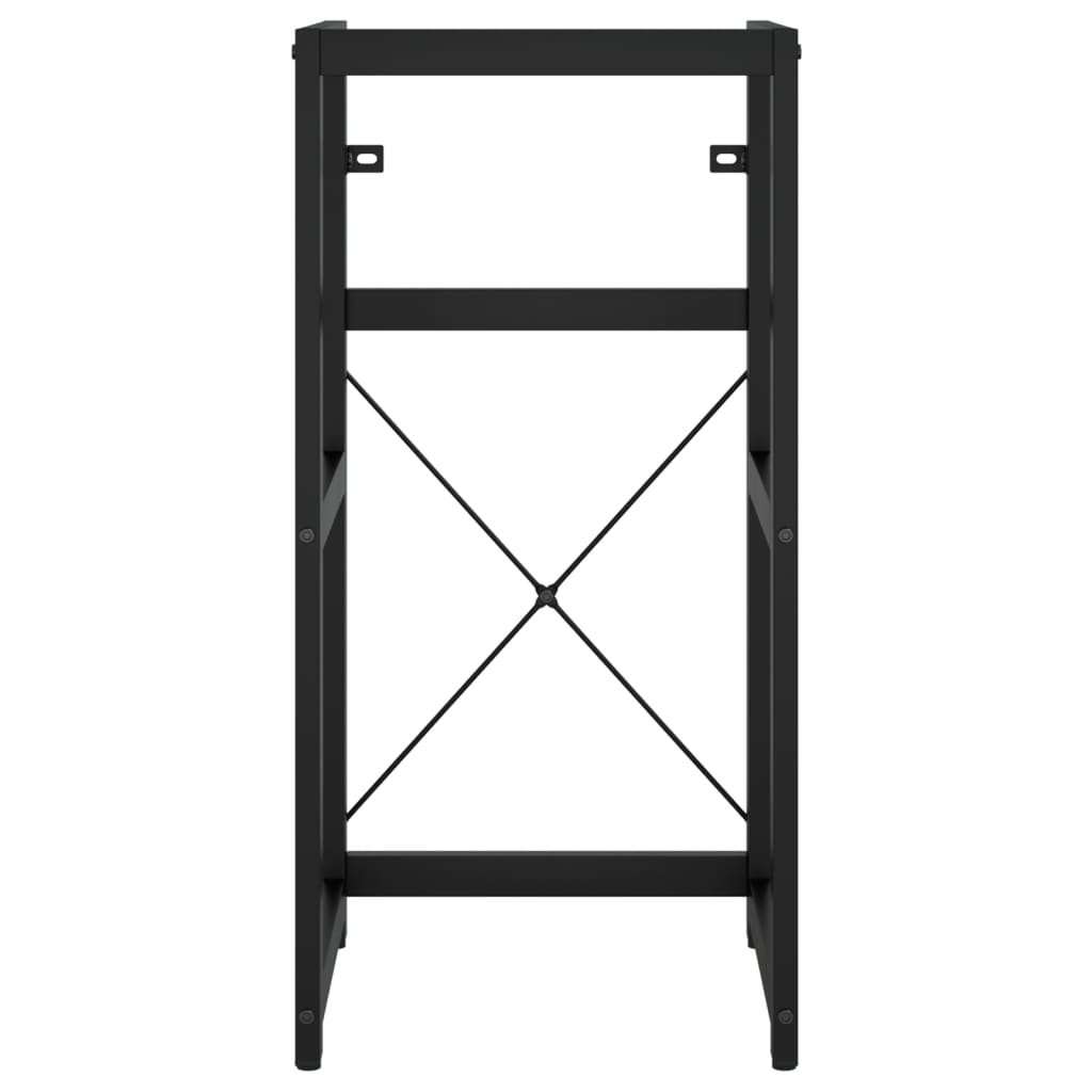 Bathroom Washbasin Frame Black 40x38x83 cm Iron