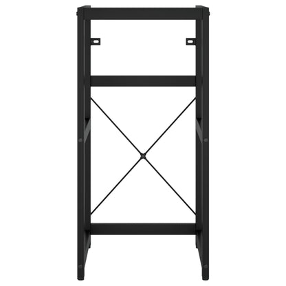 Bathroom Washbasin Frame Black 40x38x83 cm Iron