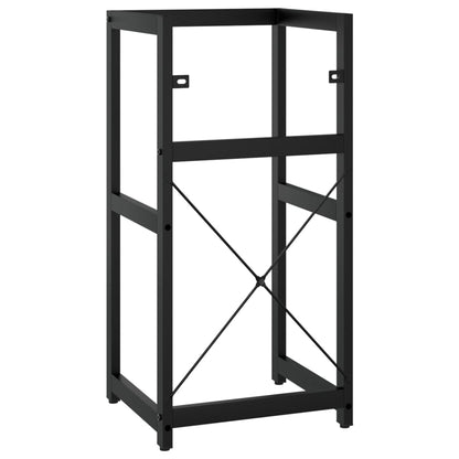 Bathroom Washbasin Frame Black 40x38x83 cm Iron