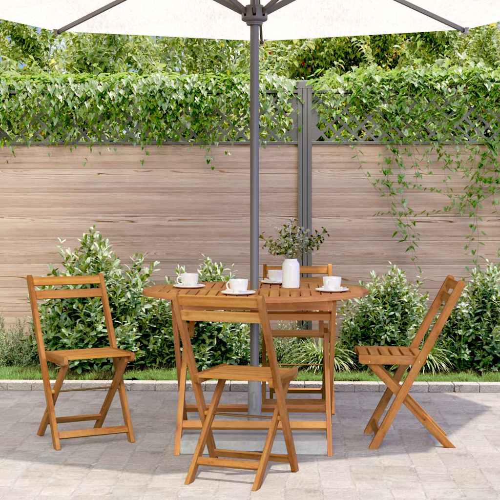 Folding Garden Table 110 cm Solid Acacia Wood