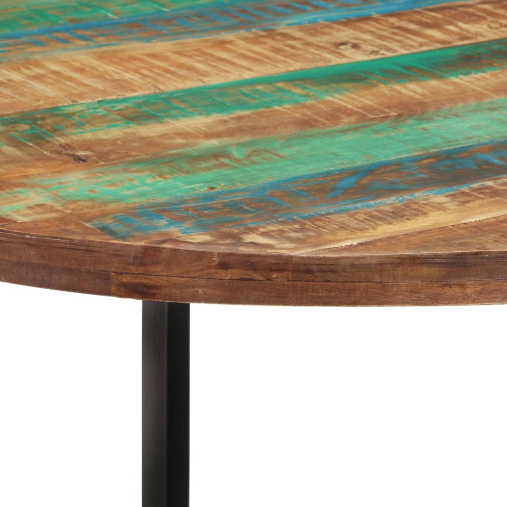 Dining Table 110x75 cm Solid Wood Reclaimed