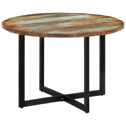 Dining Table 110x75 cm Solid Wood Reclaimed